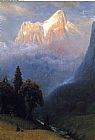Albert Bierstadt Storm Among the Alps painting